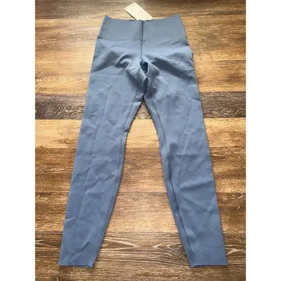 Lululemon Glow Up Tight High Rise 28” Washed Denim Size 10 NWT